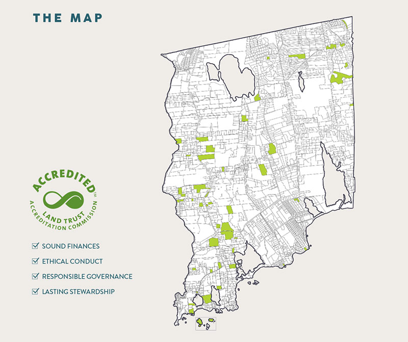 Map of Sakonnet Preservation